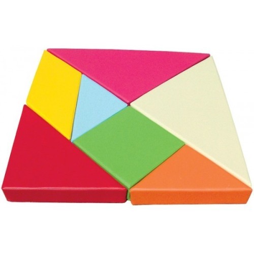 Jeu en mousse Tangram