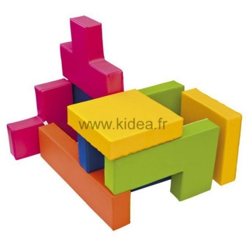 Jeu en mousse Tetris (10 pièces)