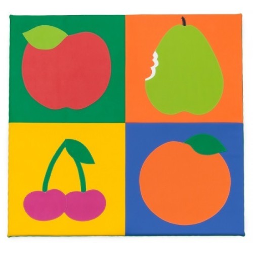 Tapis sol enfant fruits