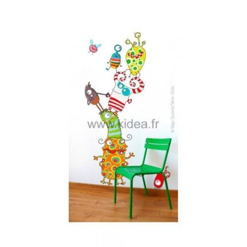 Sticker Pyramide monstres