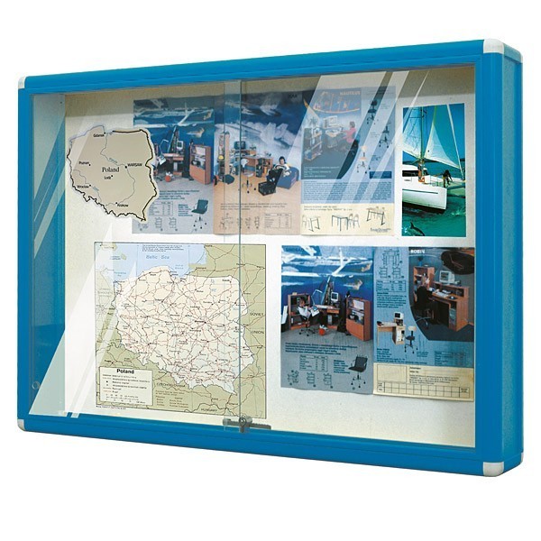 Vitrine d'information aluminium