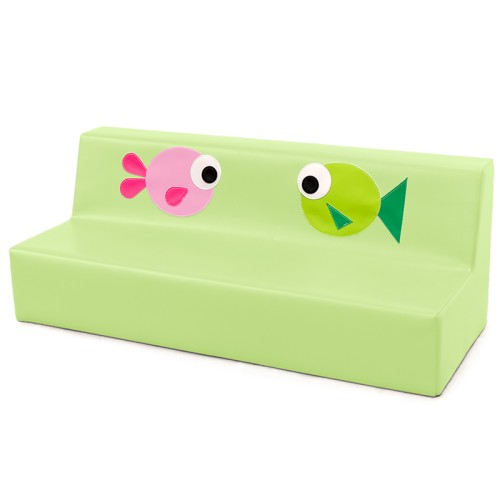 Banquette en mousse - Motifs poissons