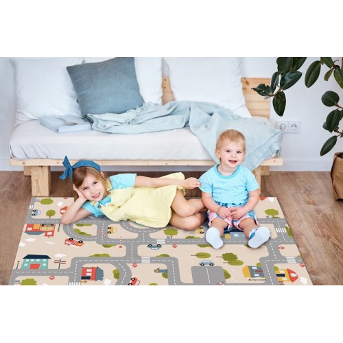 Tapis enfant route vinyle