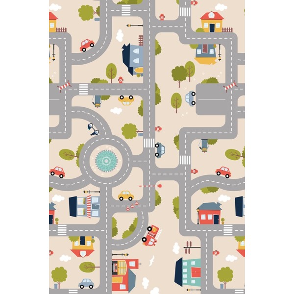 Tapis enfant route vinyle