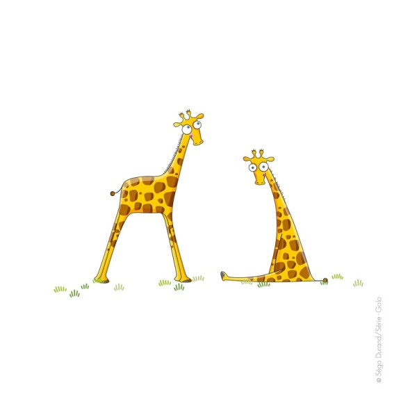 Sticker Messieurs les Girafons