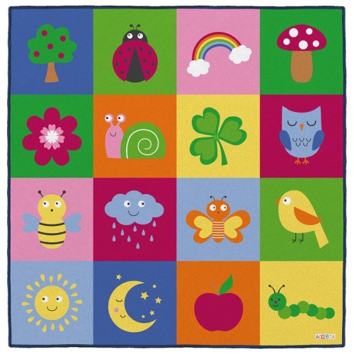 Tapis de jeux 16 motifs nature