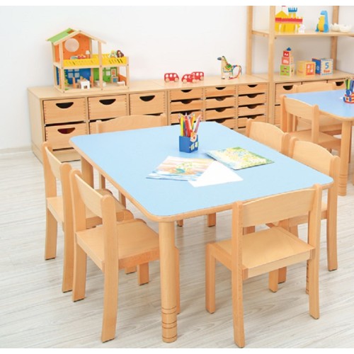 Table crèche rectangle réglable