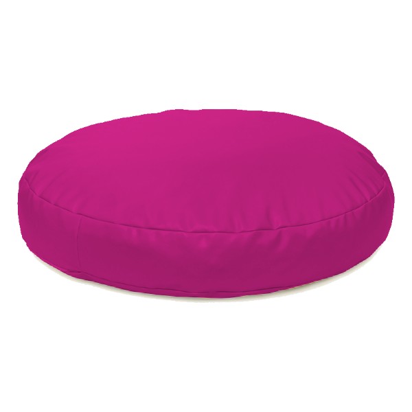 Grand coussin rond coloré