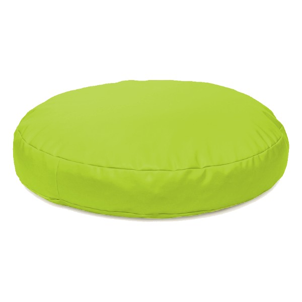 Grand coussin rond coloré