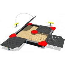 Bacs à sable surélevés - Terrain de jeux pour écoles, crèches - Papycool