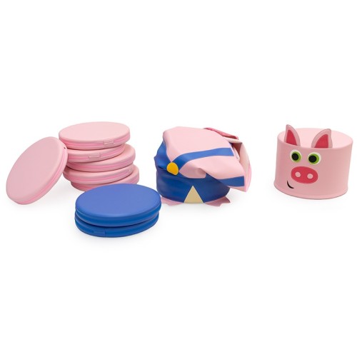 Pack galettes et pouf enfant