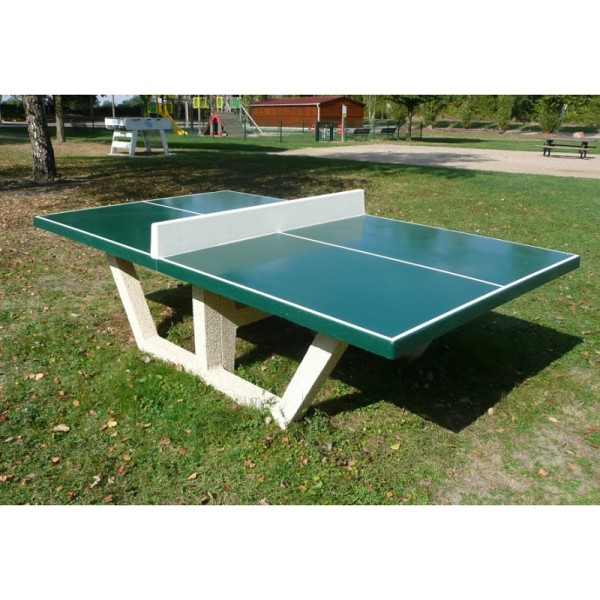 Table de ping pong béton