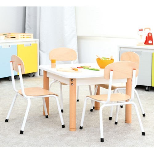 Pack table et 4 chaises coin jeux