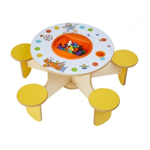 Table de jeux avec rangement Pento Sego