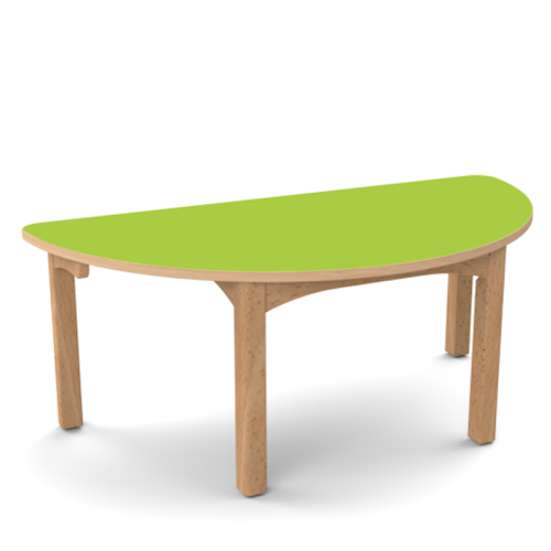 Table demi-lune maternelle