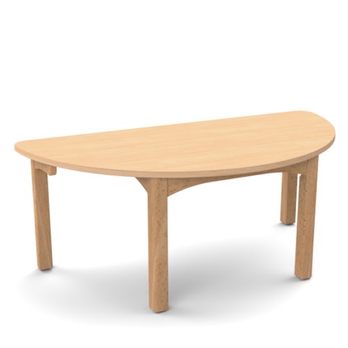 Table demi-lune maternelle