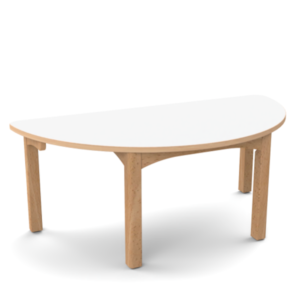 Table demi-lune maternelle