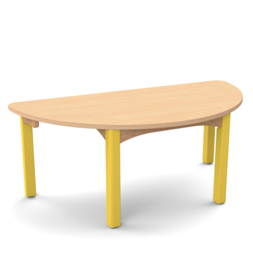 Table demi-lune maternelle