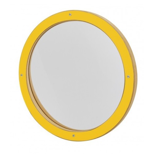 Miroir déformant Enfant Rond Jaune