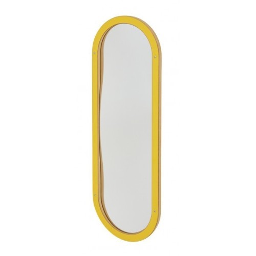 Miroir déformant Enfant Oval Jaune