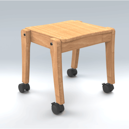 Tabouret sur roulettes