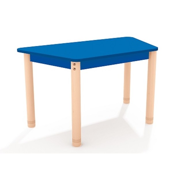 Table trapèze colorée - 40 à 58 cm