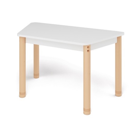 Table trapèze colorée - 40 à 58 cm