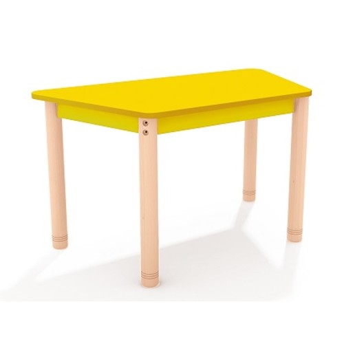 Table trapèze colorée - 40 à 58 cm