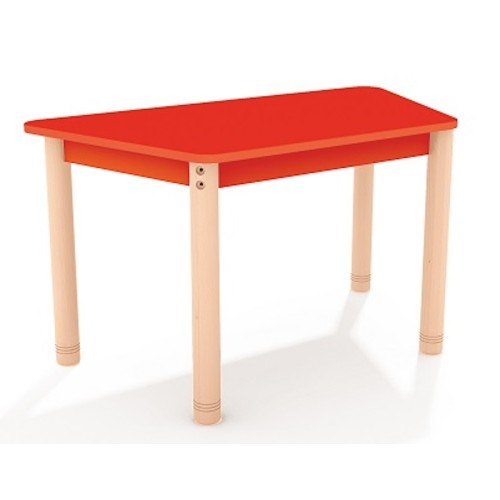 Table trapèze colorée - 40 à 58 cm