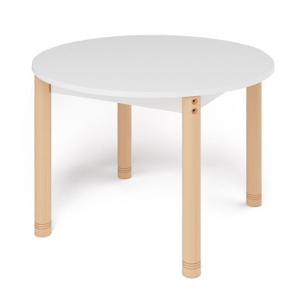 Table ronde colorée - de 40 à 58 cm