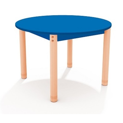 Table ronde colorée - de 40 à 58 cm