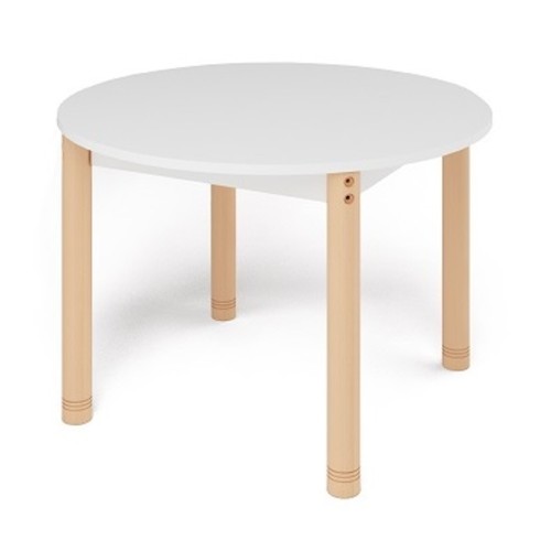 Table ronde colorée - de 40 à 58 cm