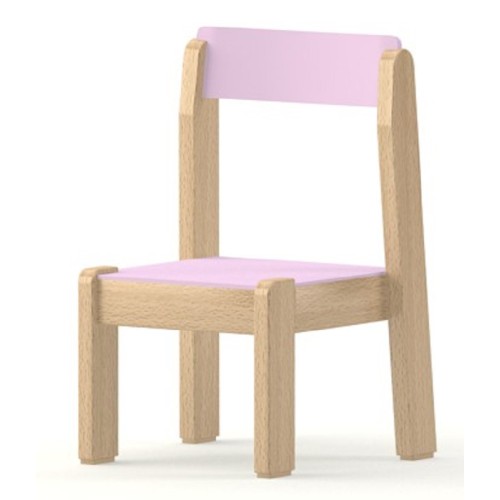 Lot de 4 chaises empilables crèche