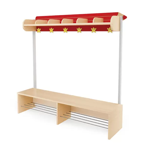 Banc vestiaire 6 enfants