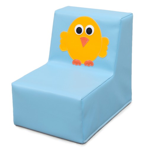 Fauteuil en mousse - Motif Oiseau jaune