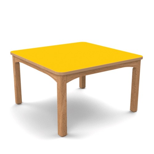 Table carrée maternelle - 80 x 80 cm