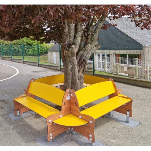 Banc collectivité tour arbre