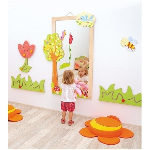 Miroir enfant nature