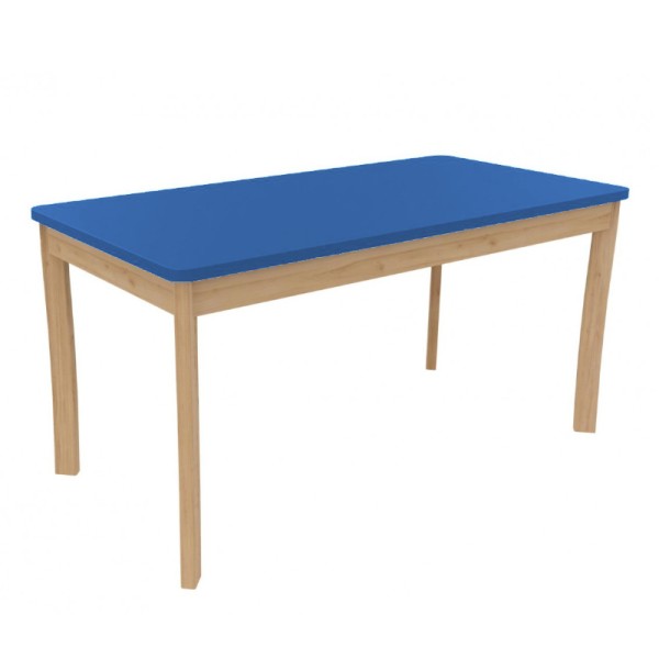 Table rectangle en bois pour enfants