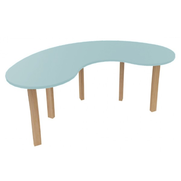 Table enfant haricot