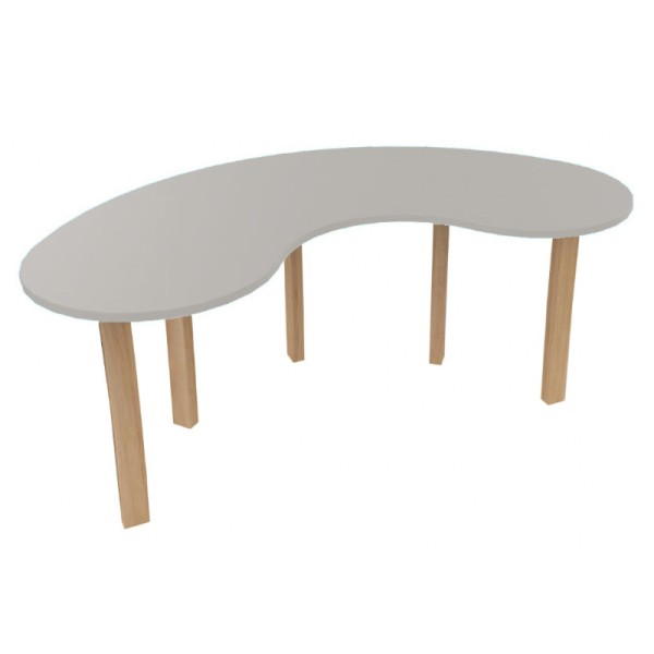 Table enfant haricot