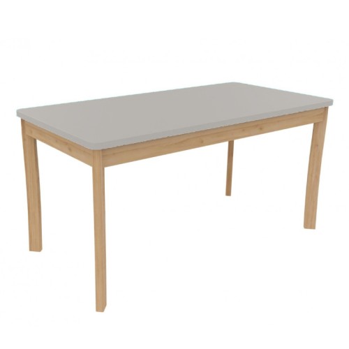 Table rectangle en bois collectivité