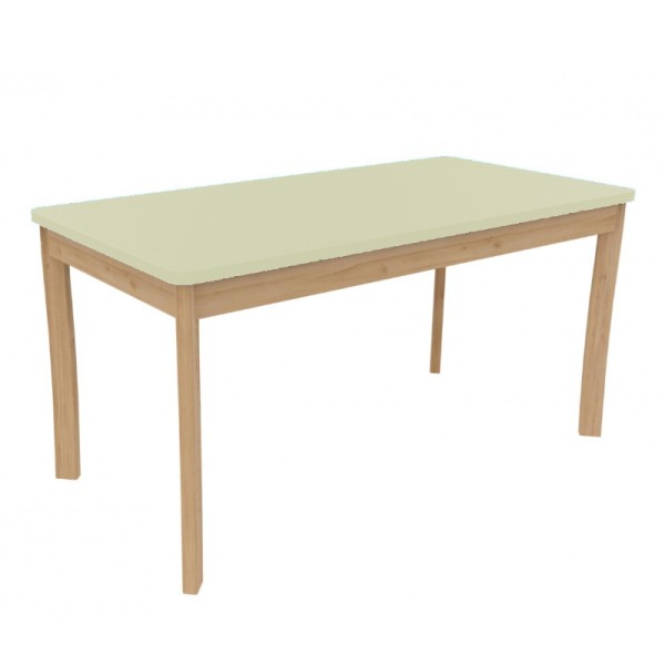 Table rectangle en bois collectivité