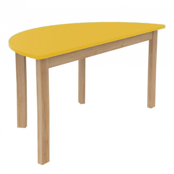 Table demi-ronde pour enfants