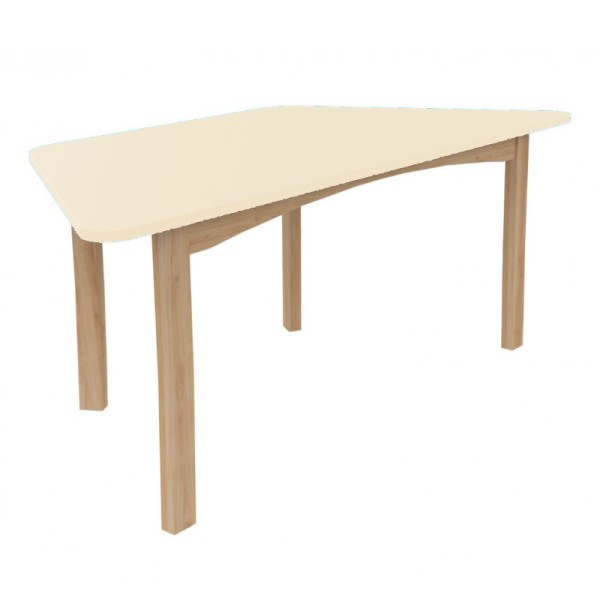 Table trapèze en bois pour enfants