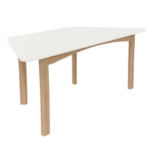 Table trapèze en bois pour enfants