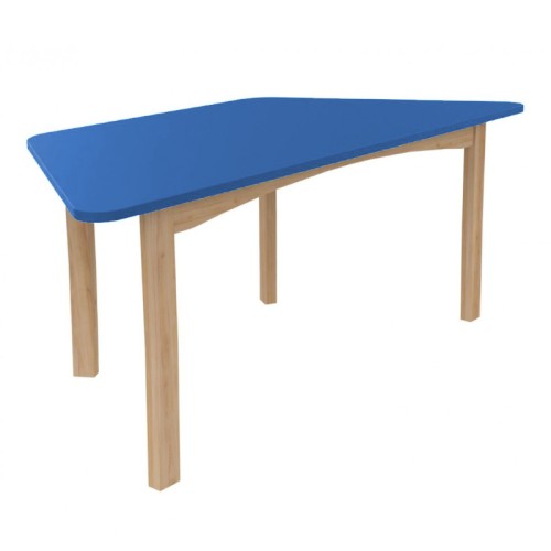 Table trapèze en bois pour enfants