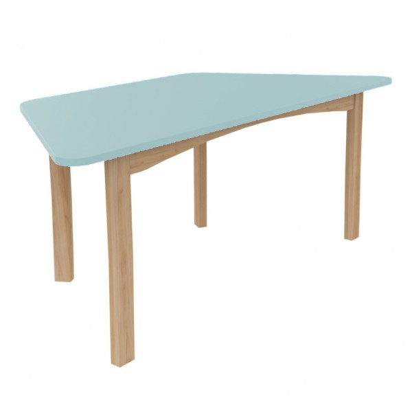 Table trapèze en bois pour enfants