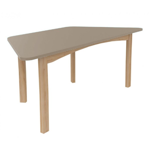 Table trapèze en bois pour enfants