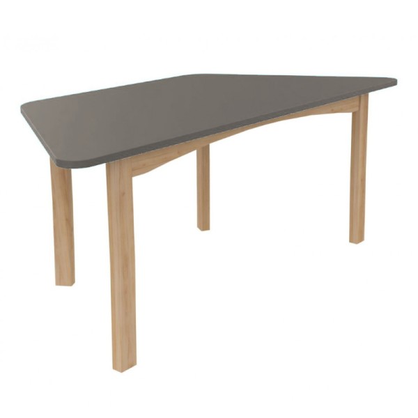 Table trapèze en bois pour enfants